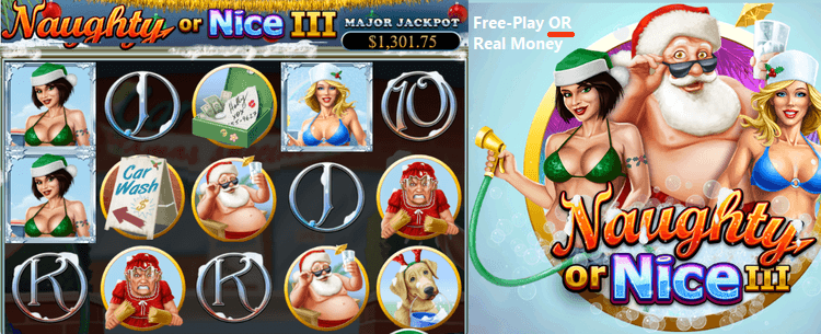 Naughty Or Nice III online casino Christmas slot game