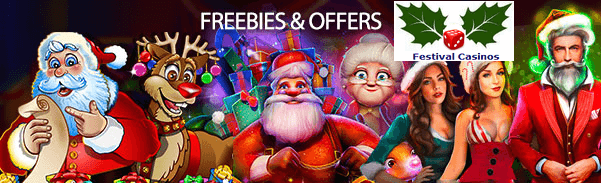 Christmas casino freeebies offers