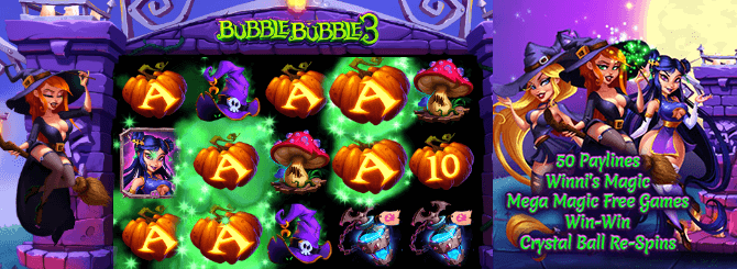Bubble Bubble 3 Halloween slot game