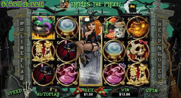 Bubble Bubble Halloween slot game